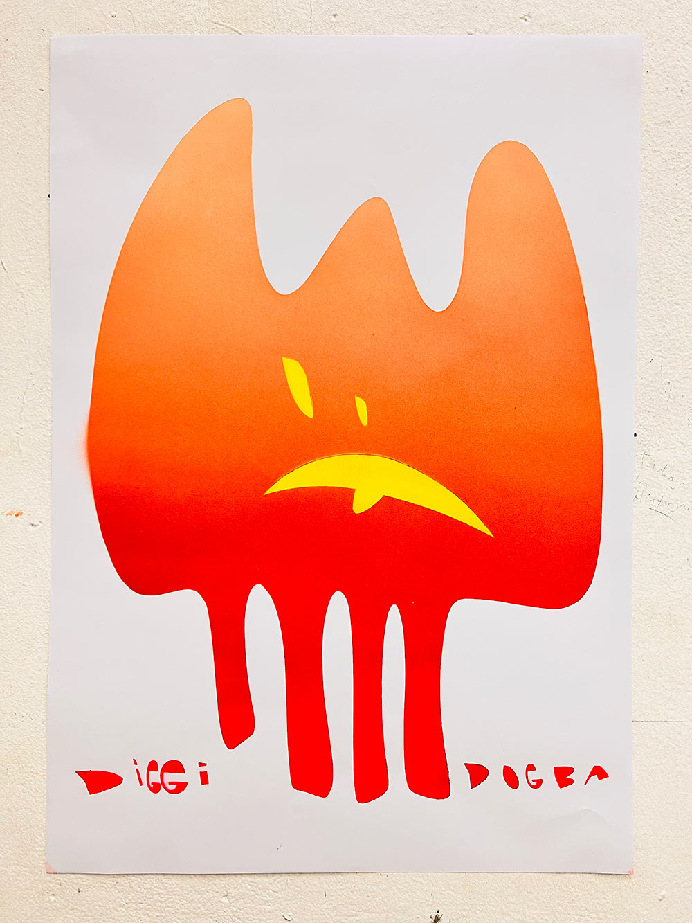Dogba Diggi Print Red