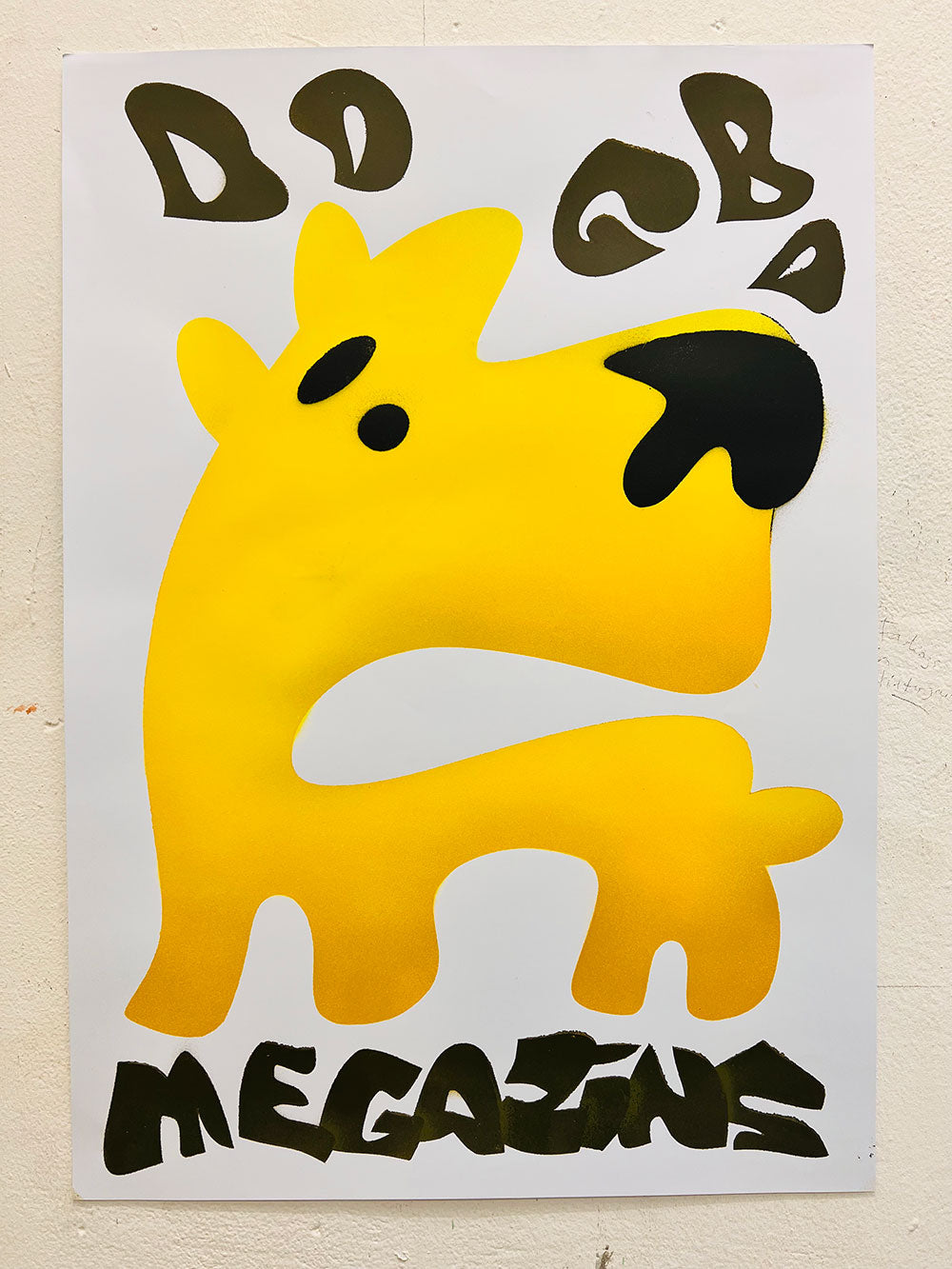 Dogba Megazins Print Yellow